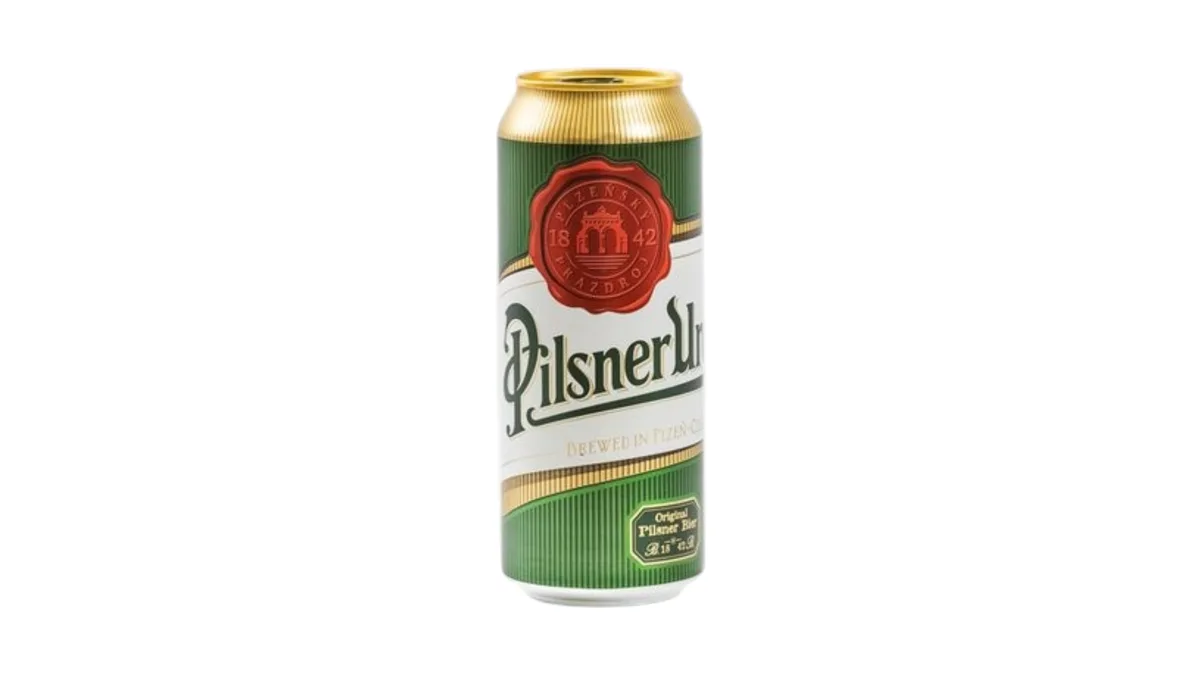 Pilsner Urquell 12% 0,5L (plech)