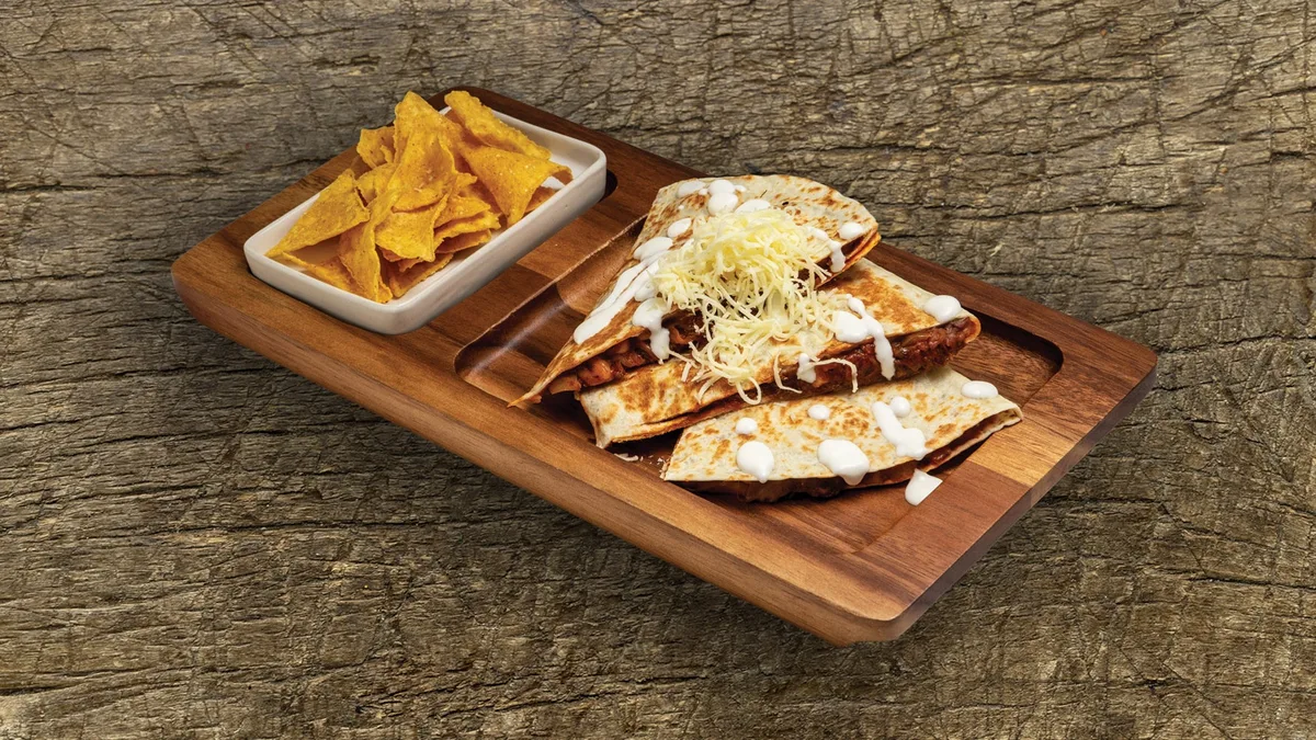 Machacha quesadilla