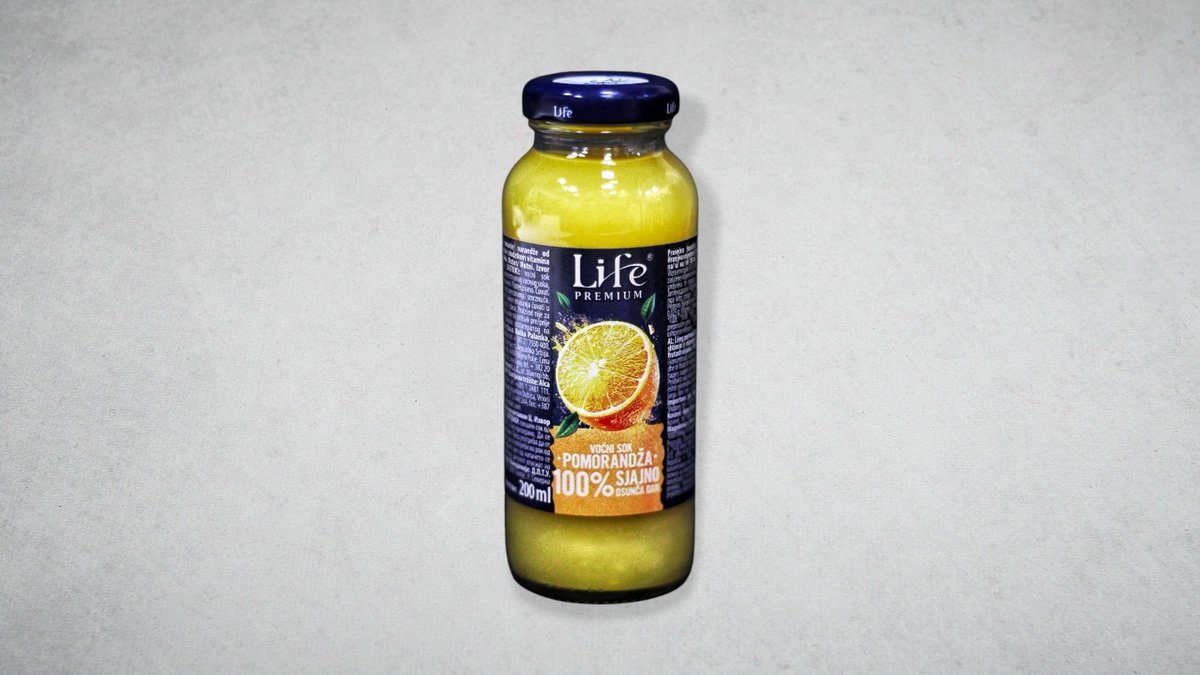 Orange juice Life Premium 0,2l