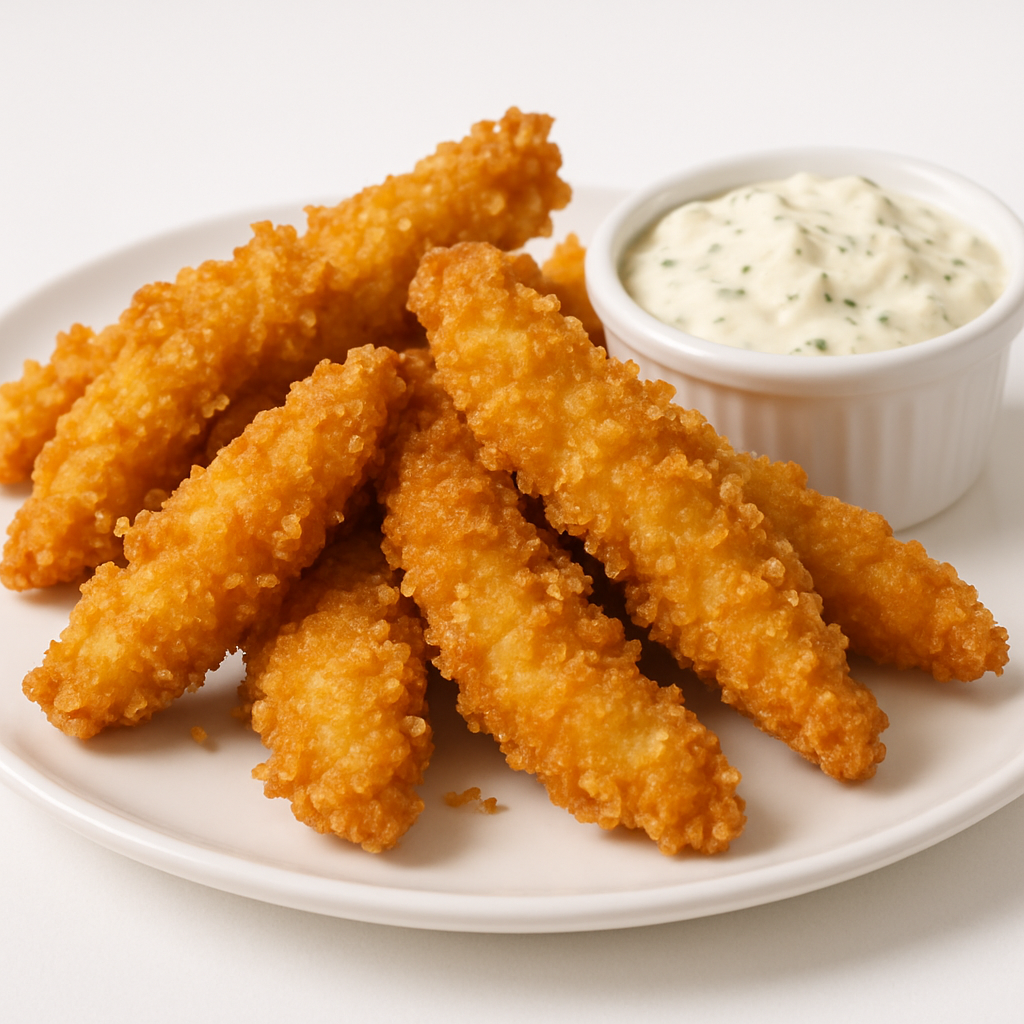 Tiras de Frango Frito