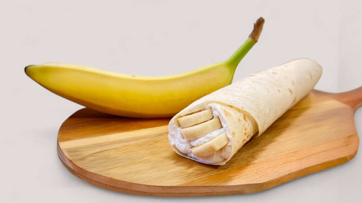 banana cream wrap