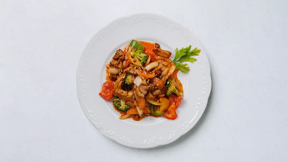 45. Sichuan-kyckling