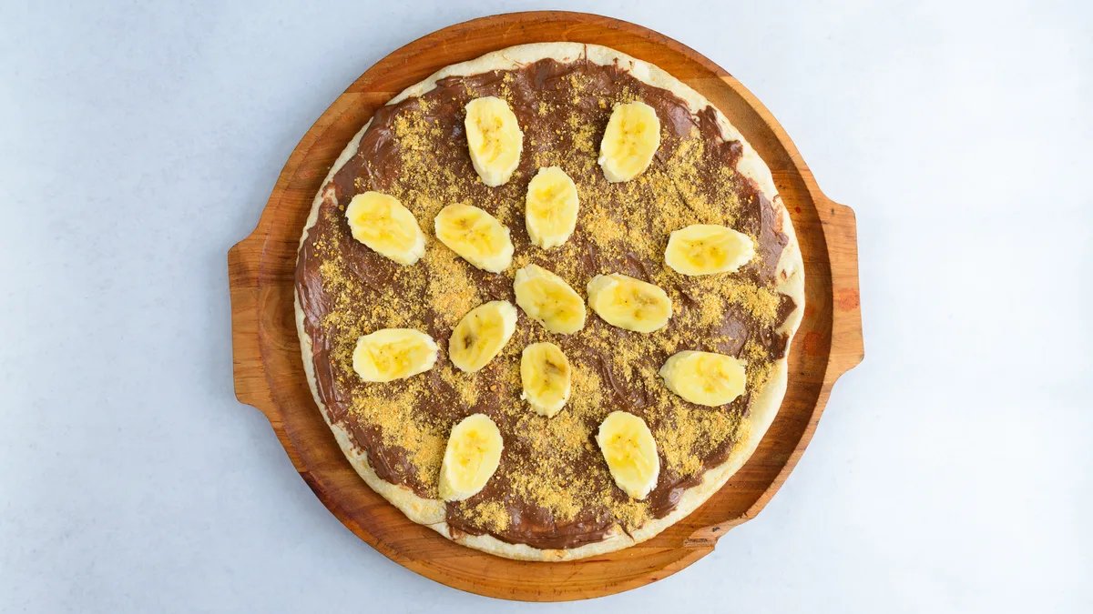 Nutella pizza