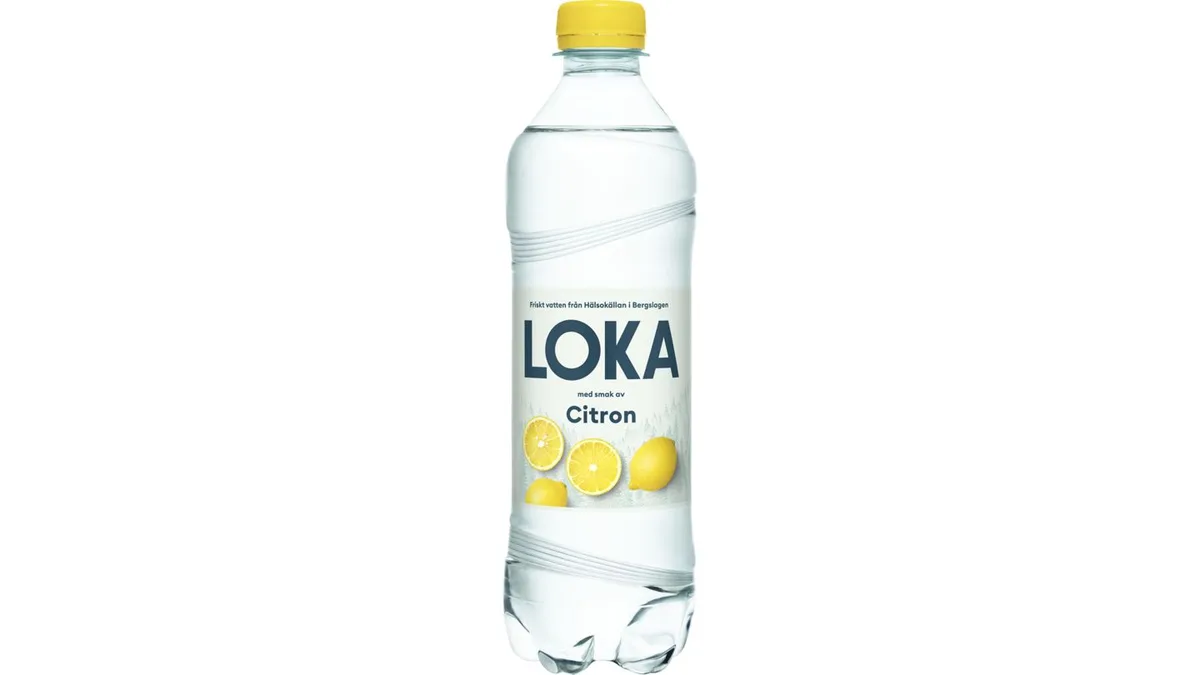 Kolsyrat Vatten Citron 50cl - Loka