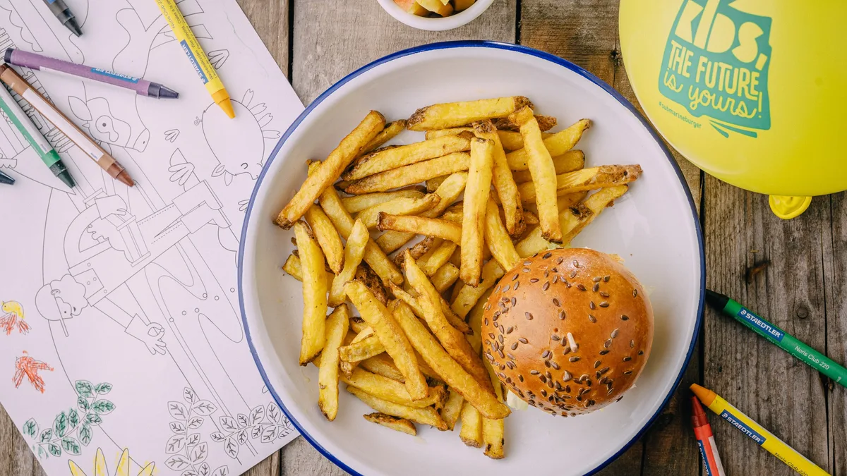 Kids menu