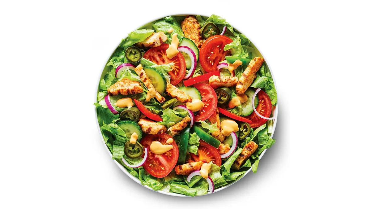 Chicken Fajita Salat