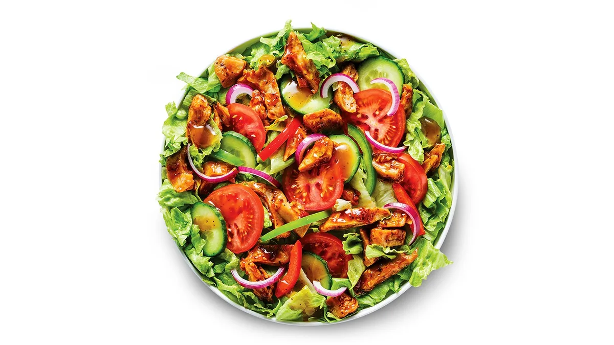Plant-Based Chicken Teriyaki Salat