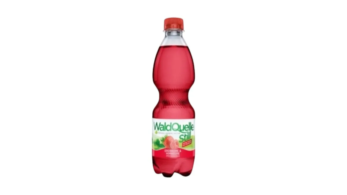 Waldquelle Still Erdbeeren and Himbeere PET-Flasche 0,5l