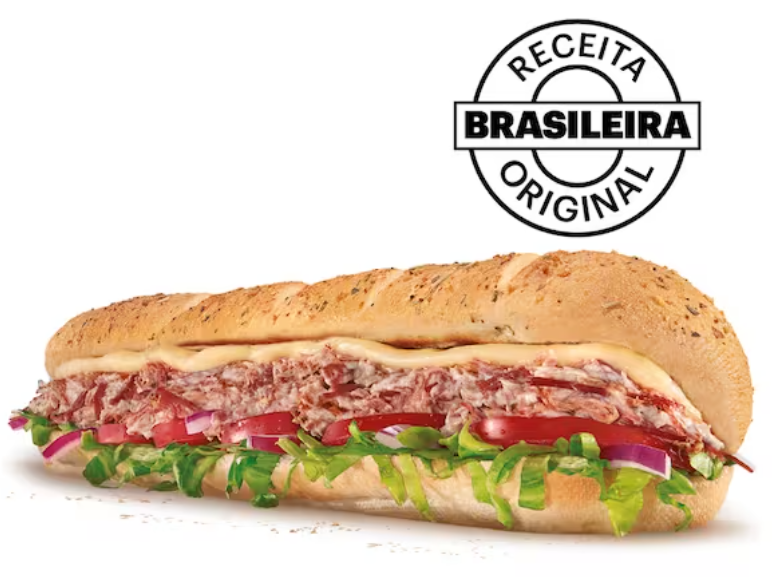 Receita Original - Sub Carne Seca C/ Cream Cheese 30cm