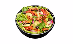 Salada Frango Teriyaki