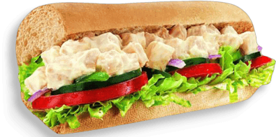 Sanduíche de Frango Defumado com Cream Cheese - 15cm