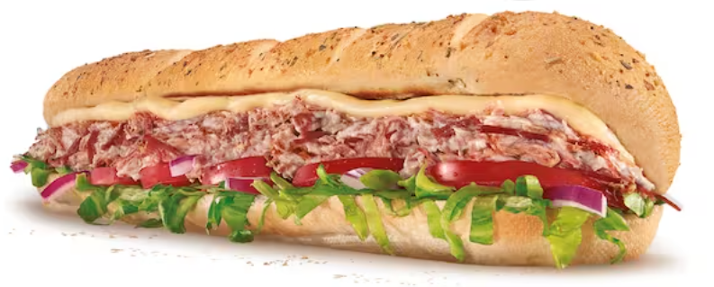 Sub Carne Seca C/ Cream Cheese 30cm