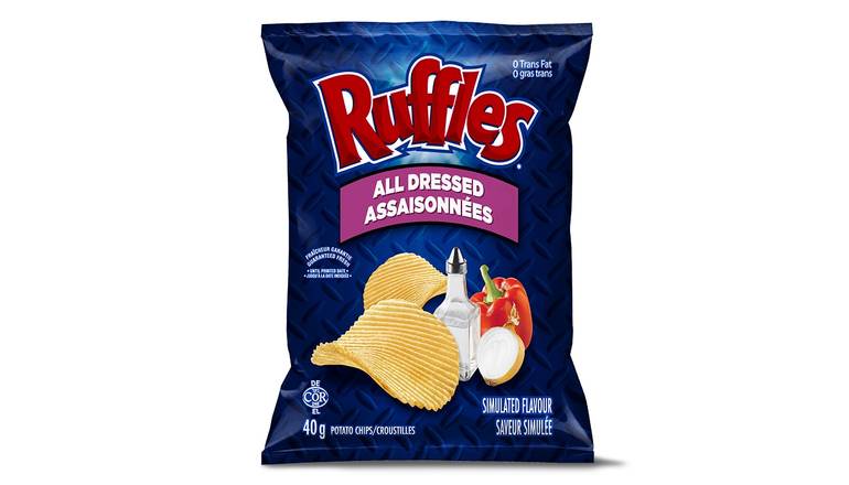 RUFFLES All Dressed Flavour Potato Chips