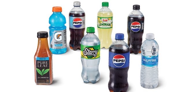 Bottled Pepsi Beverages