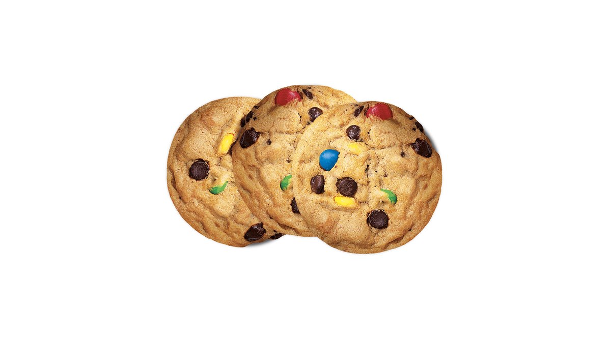 3x Chip Rainbow Candy Cookies