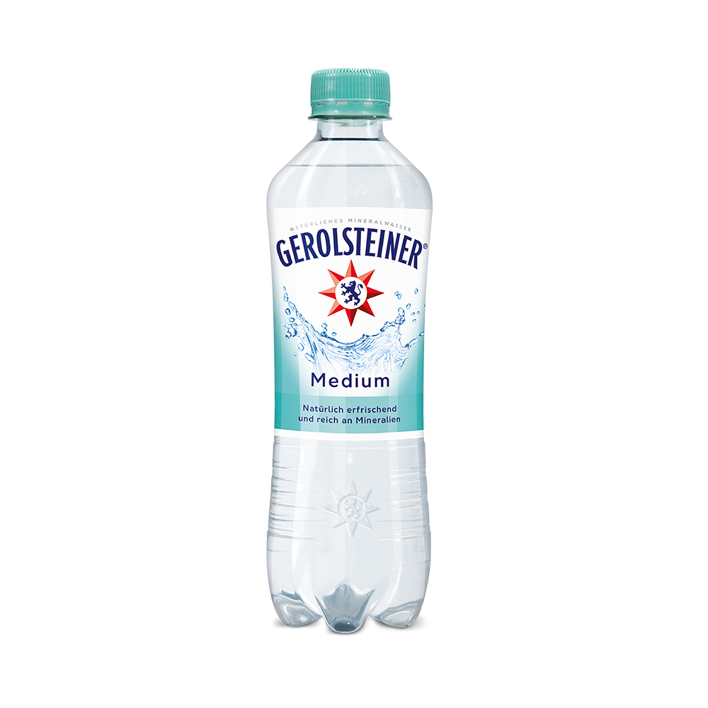Gerolsteiner Medium 0,5L Einweg