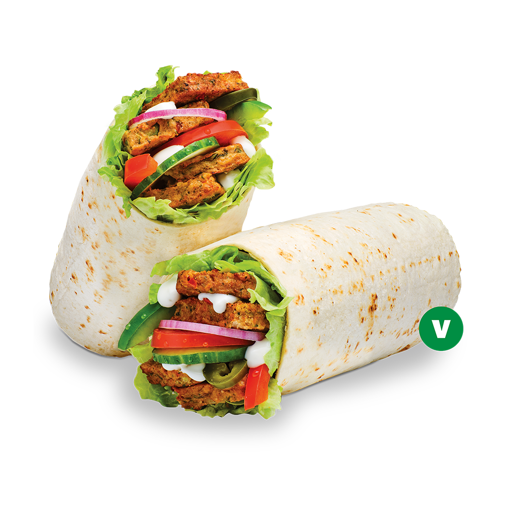 Spicy Vegan Patty - Wrap