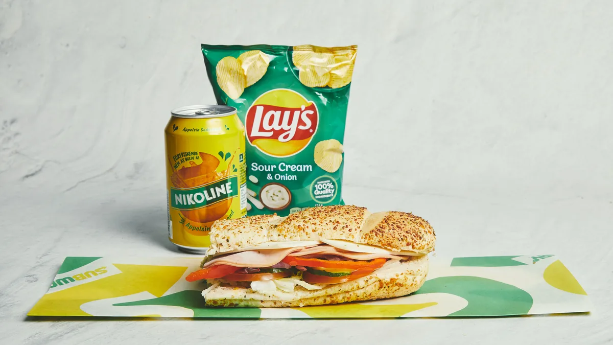 6 Inch Ham and Cheese Combo