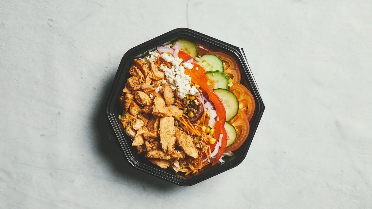 Chicken Fajita Salat Combo