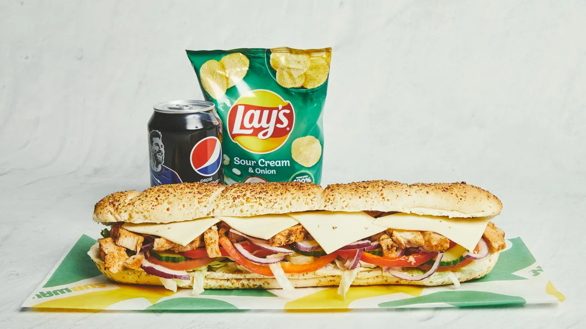 Footlong Chicken Fajita Combo