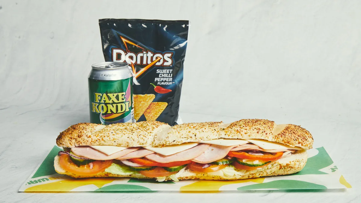 Footlong Ham and Cheese Combo