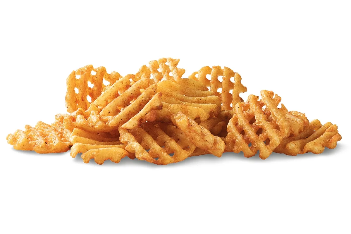 Waffle fries, iso