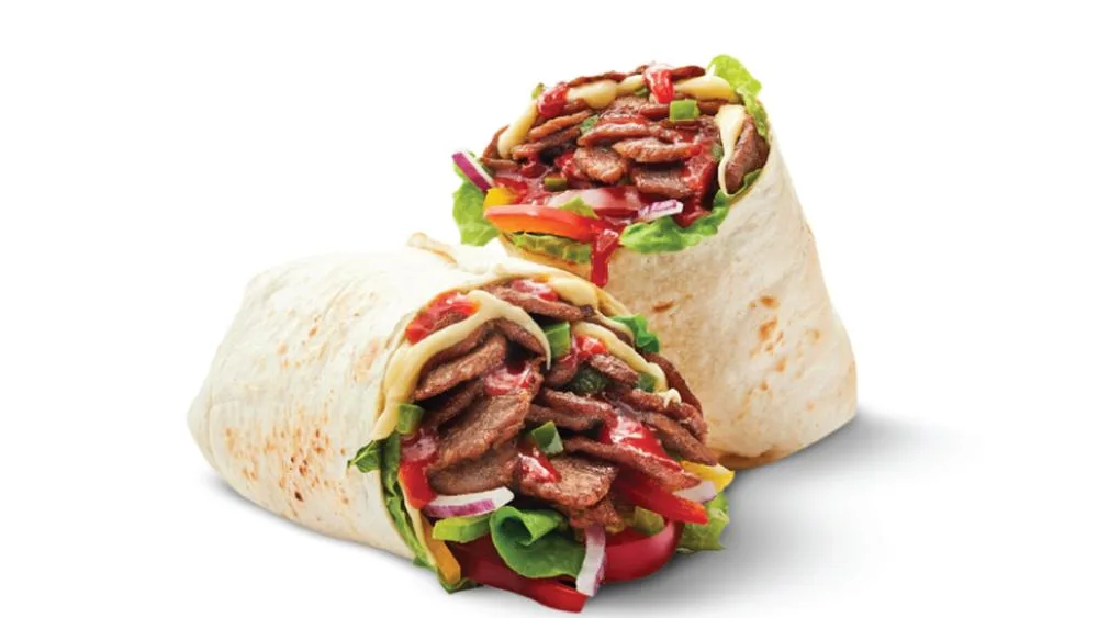 Steak and cheese wrap