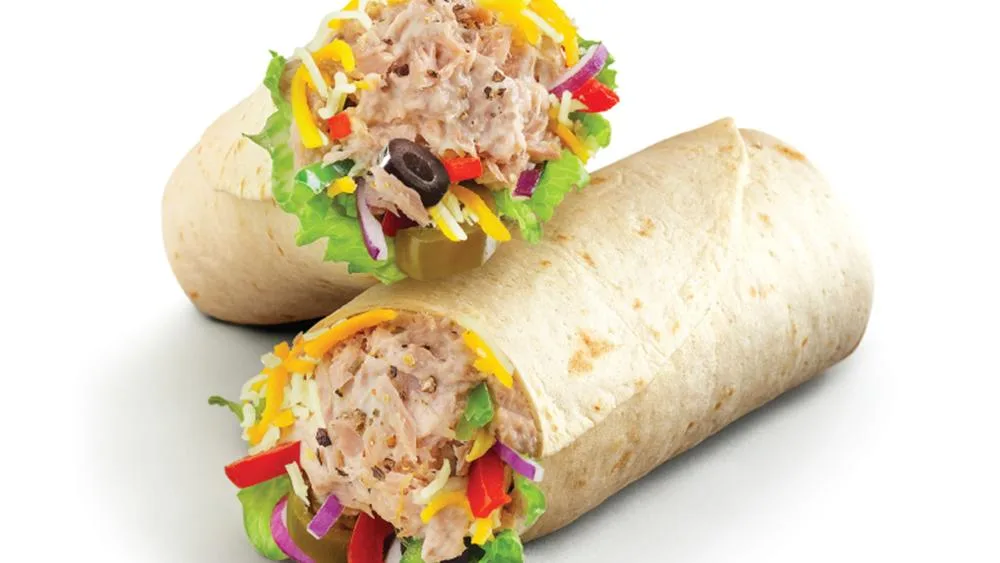 Wrap with tuna
