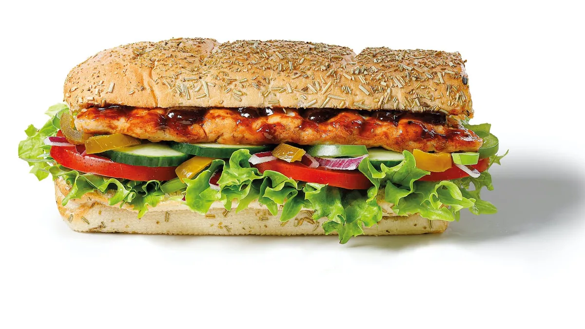 BBQ Ribs Sub (30 cm)