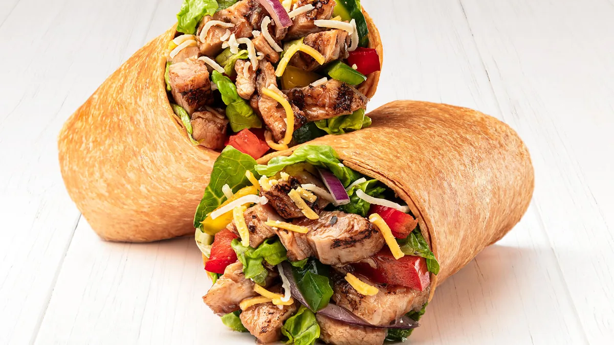 Csirke teriyaki wrap