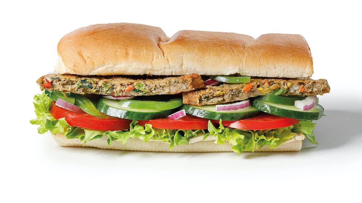 Fűszeres vegán Sub (15 cm)