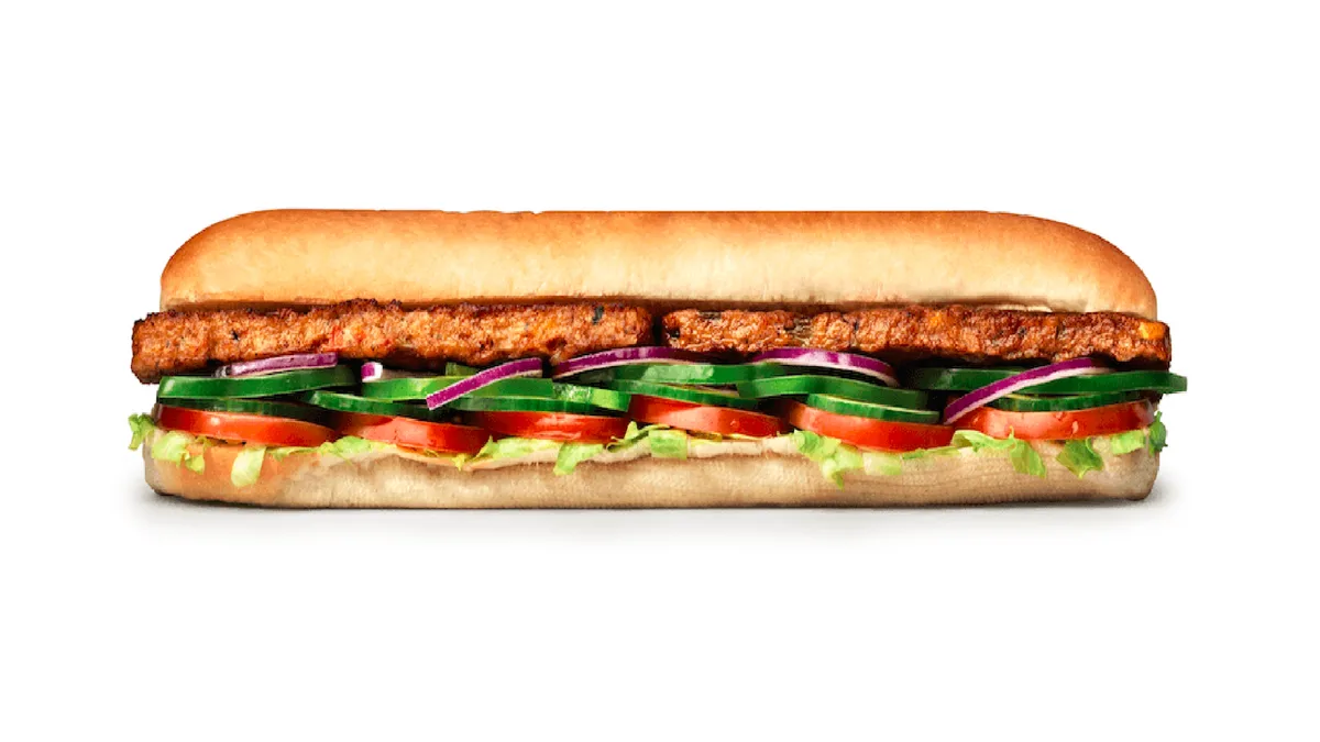 Fűszeres vegán Sub (30 cm)