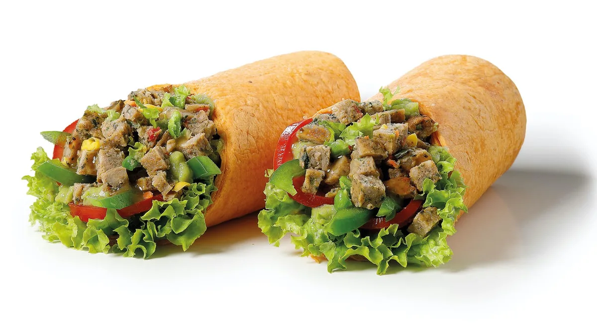 Fűszeres vegán wrap