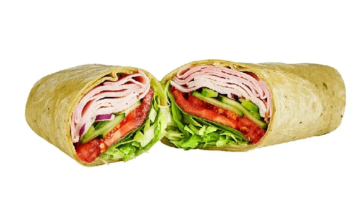 Pulykamell Sonkás wrap
