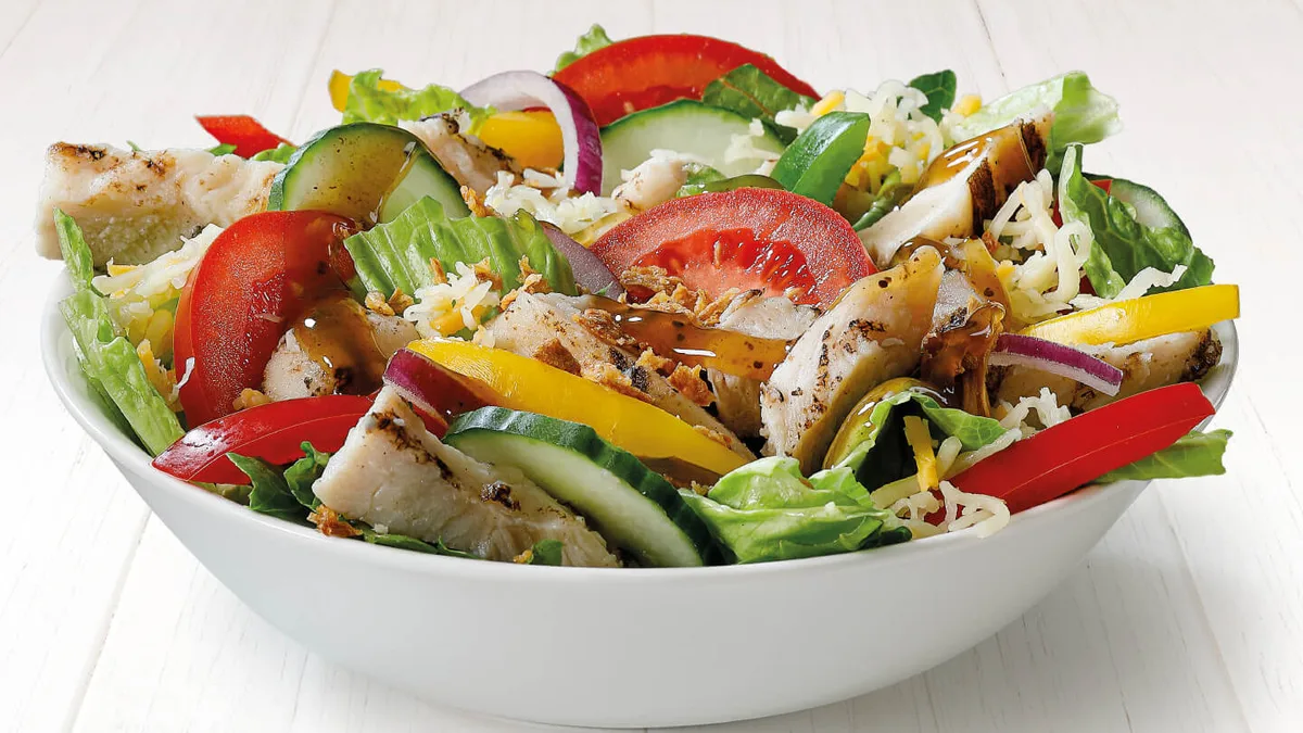 Vegán Teriyaki saláta