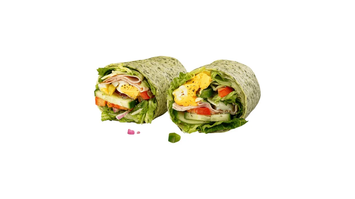 Wrap Jajko w koszulce i Szynka