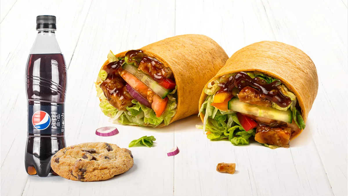 BBQ rebrca wrap meni