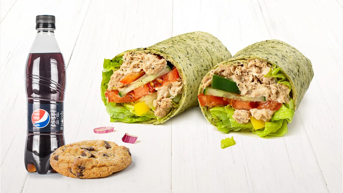 Tuna wrap meni