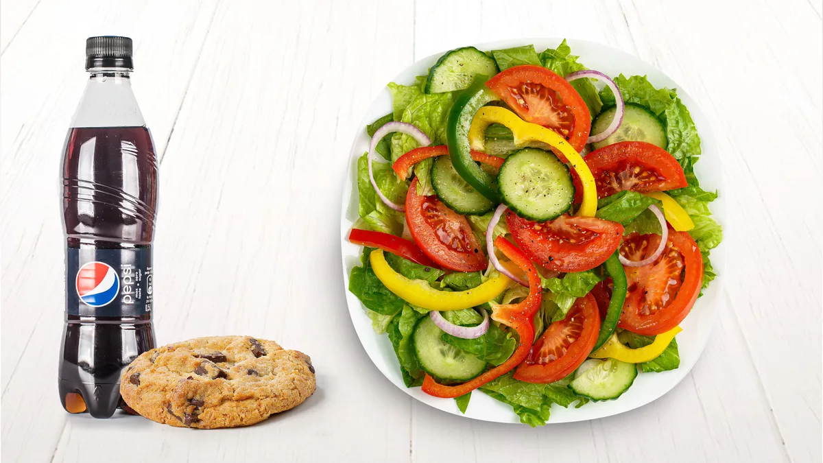 Veggie Delite solata meni