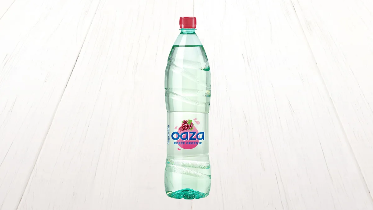 Voda z okusom rdečega grozdja 0.5 l