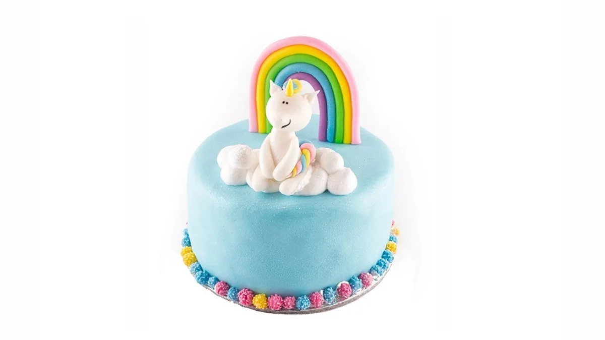 SZIVÁRVÁNY UNICORN MINI TORTA*