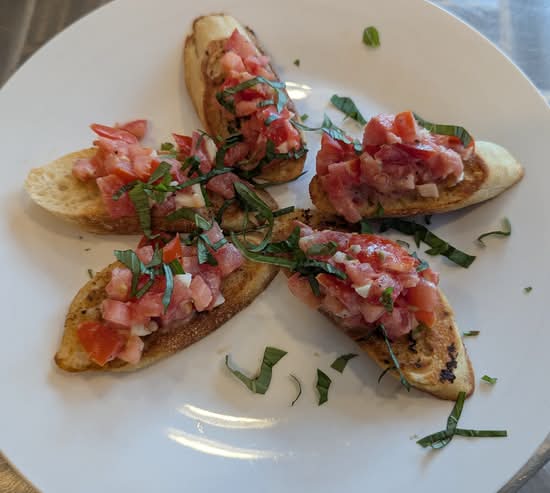 Smoked Salmon Bruschetta