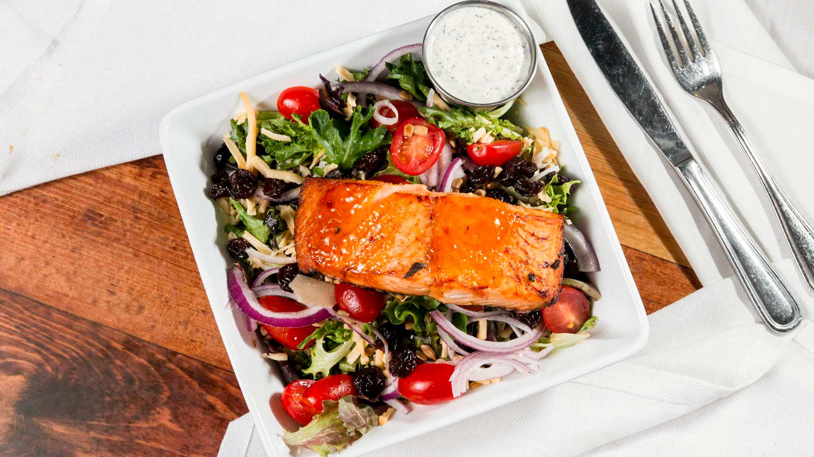 Roast Salmon Salad