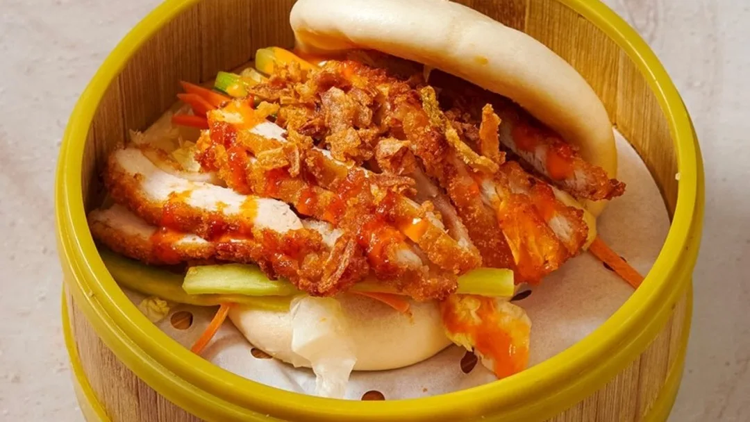 B1) Bao Bun με Κοτόπουλο