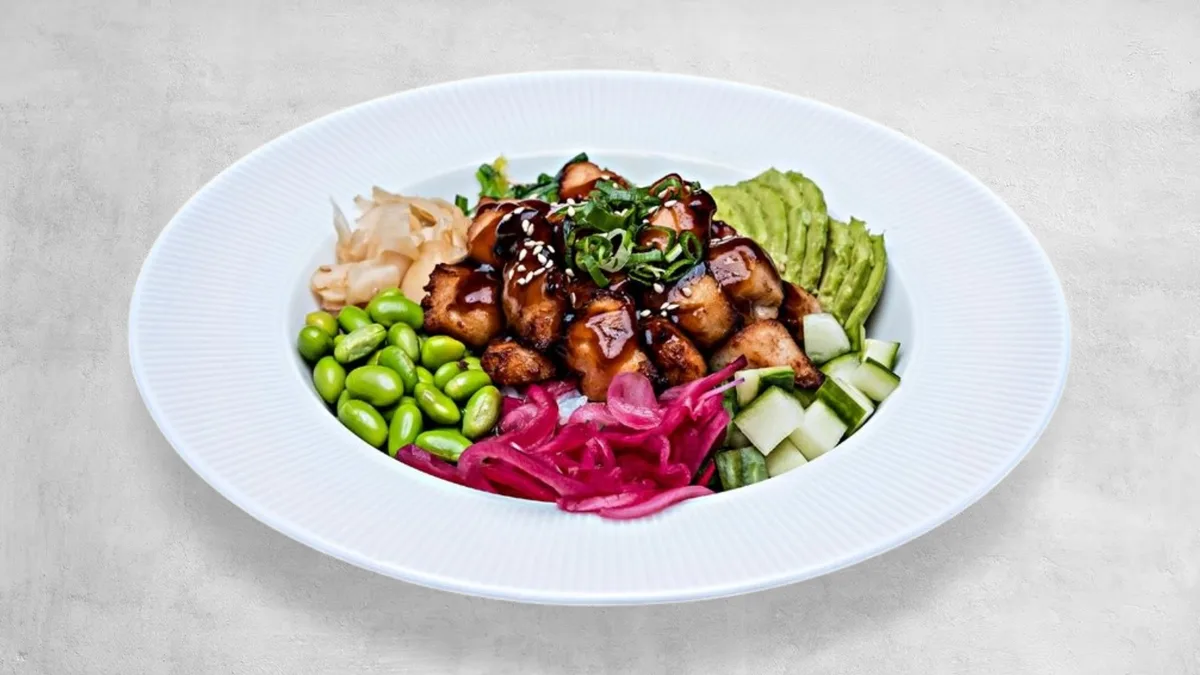 Poké bowl med kyckling