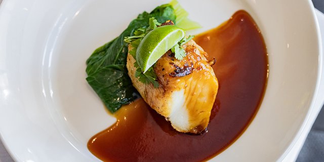 Pan-Seared Chilean Sea Bass "Hong Kong Style"
