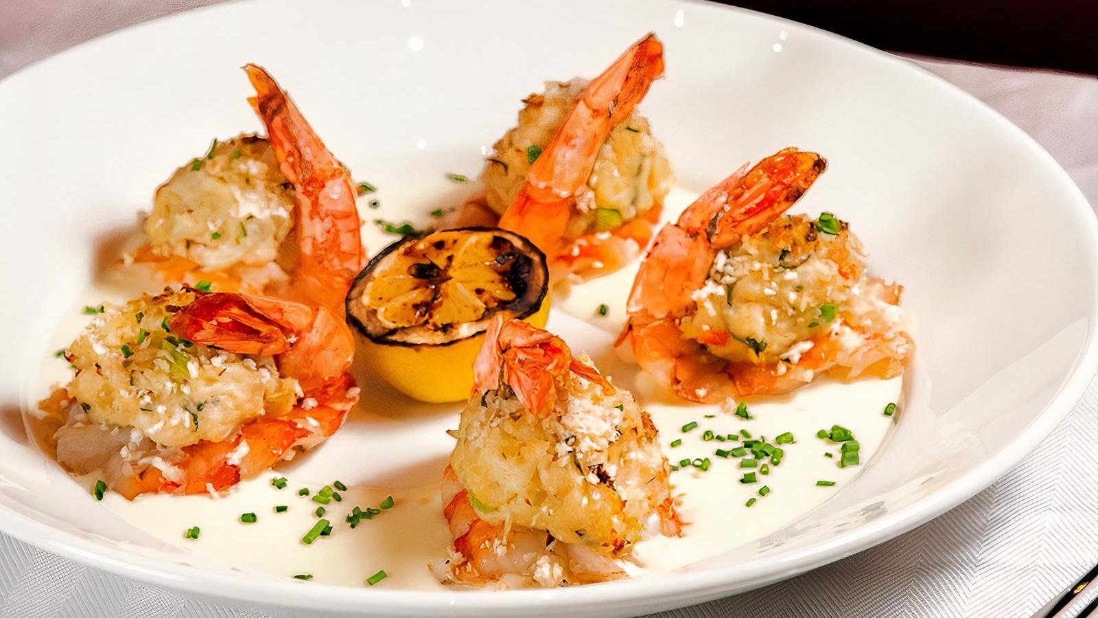 CRAB-STUFFED SHRIMP