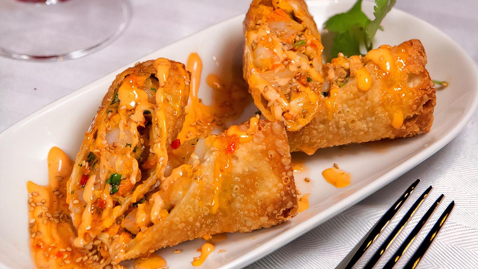SPICY SHRIMP EGGROLLS