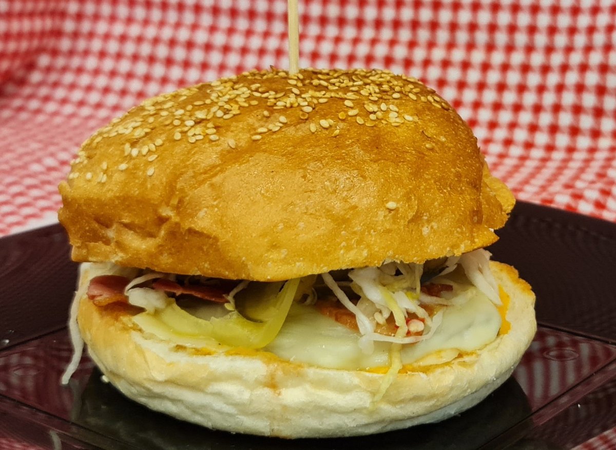 Retro hamburger