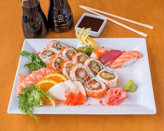 Sashimi and Sushi Deluxe Combo